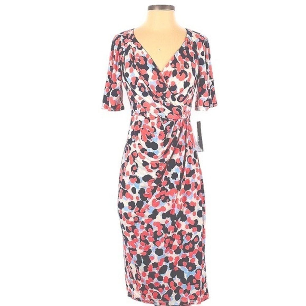 MAGGY LONDON CASUAL PATTERNED DRESS